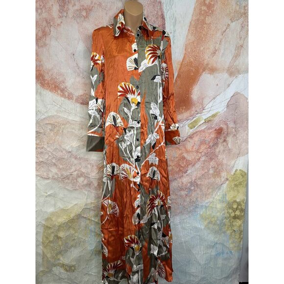 Anthropologie Corey Lynn Calter Maxi Shirt Dress - Picture 7 of 10